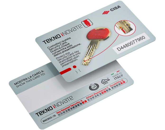 Cisa Tekno iNNOVATE tarjeta