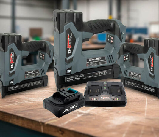 Nuevas clavadoras EZ Fasten: tres disparos por segundo y bajo retroceso