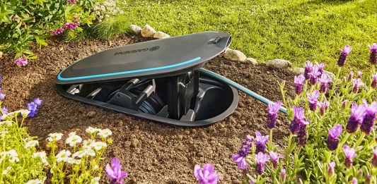 El portamangueras enterrado que convence al apasionado del jardín